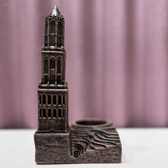 Domtoren met waxinelichthouder (Kleur bruin)