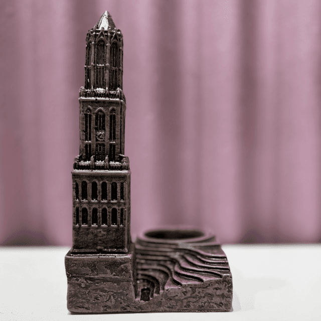 Domtoren met waxinelichthouder (Kleur bruin)