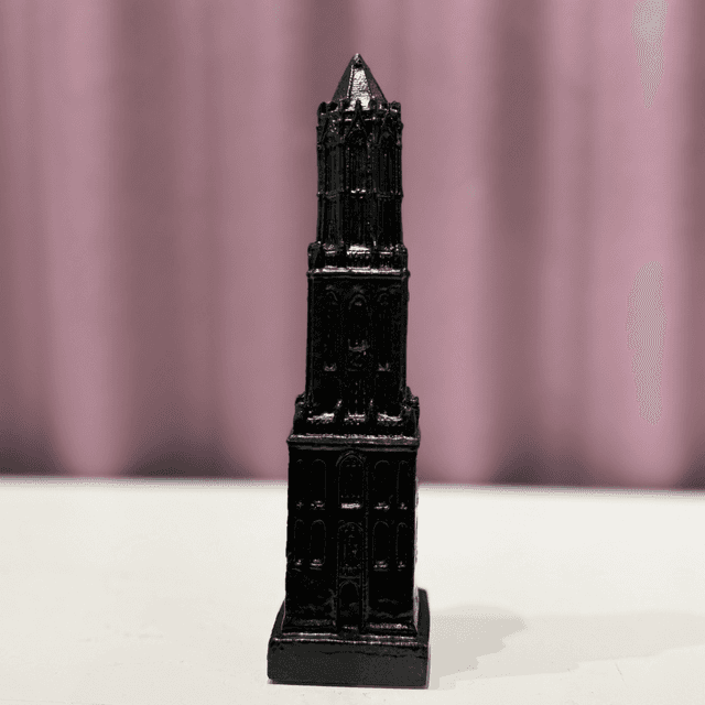 Domtoren - steen 18 cm (kleur zwart)