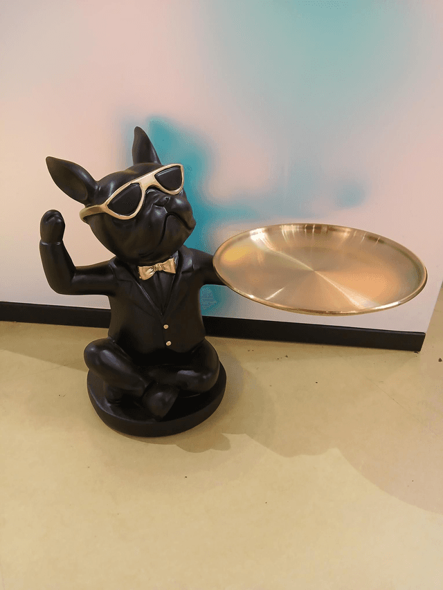 Beeld hond Buldog