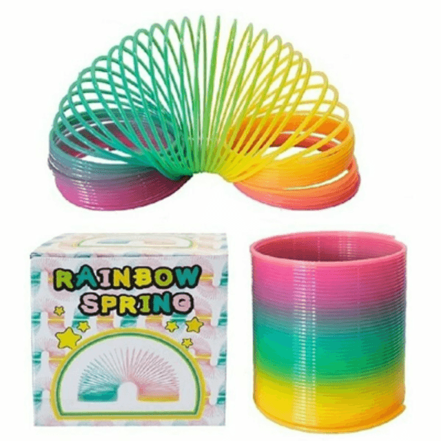 Trapveer springveer regenboog 